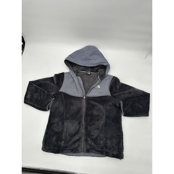 Unisex Navy / Gray The North Face Fleece Jacket-Size M good fair condition - Picture 2 of 8